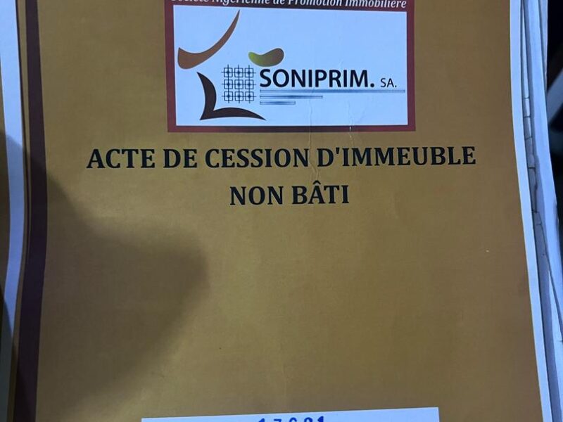 Terrain à vendre vierge